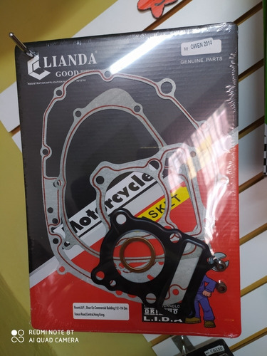 Imagen 4 de 4 de Kit De Empacadura De Motor De Motos Varías Cg150 Tx Owen