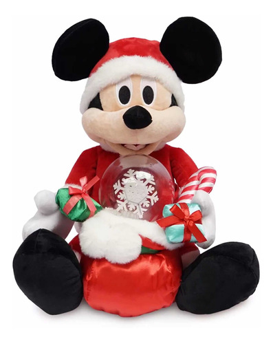 Mickey Mouse Peluche Navideño 2021 Interactivo 31cm Disney 