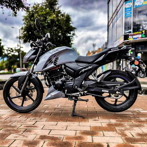 Tvs Apache Rtr 160 Gris 2026