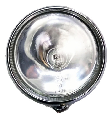 Imagem 3 de 4 de Farol Milha Adaptaçao Moto/ Gaiola 180mm Cromado