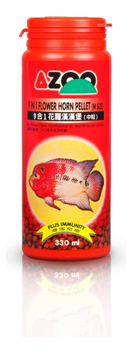 Azoo 9 In 1 Flower Horn Pellet S 54 Gr