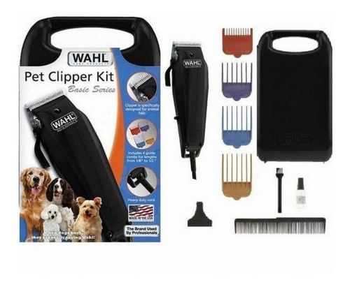 Rasuradora Corta Pelo Casera Para Perros Mascotas Wahl Original Negra