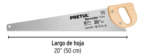 Serrucho 20 Pretul 22932