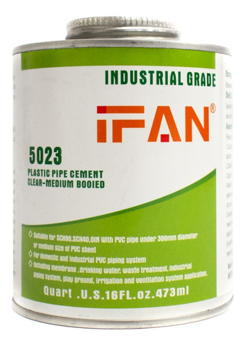 Pegamento Para Pvc Ifan 500ml En Lata Lh-3024