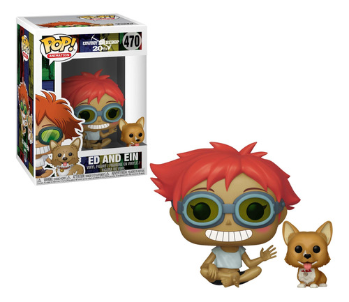 Ed And Ein Cowboy Bebop 20th Funko Pop Animation 470 Anime