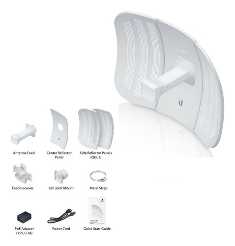 Antena Wifi Exterior Ubiquiti Lbe-m5-23 23dbi 5hz 100mb/s 30
