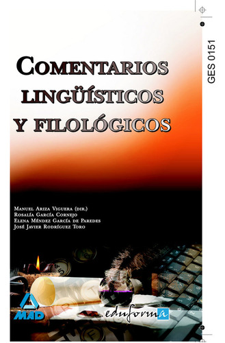 Libro Comentarios Lingã¼ã­sticos Y Filolã³gicos - Ariza V...