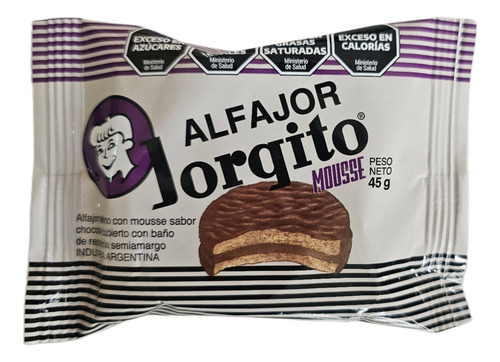 Alfajor Jorgito Mousse X24u