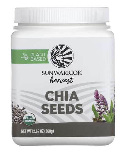 Sunwarrior Harvest Semillas De Chia 100% Vegano 360gr Sabor Sin Sabor