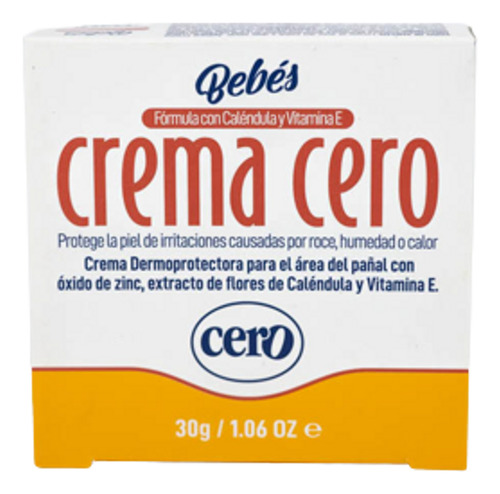 Imagen 1 de 1 de Crema Con Vitamina E Cero X 30 G