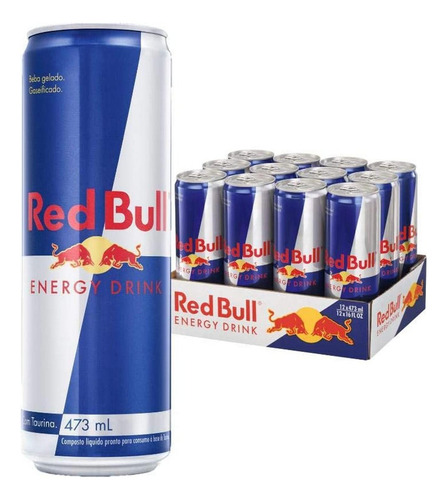 Energético Red Bull Energy Drink 473ml (12 Latas)