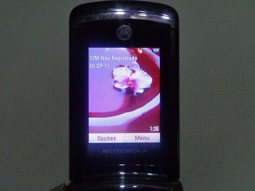 Celular Motorola Razr2 V8 Dourado Funcionando + Fone - Raro