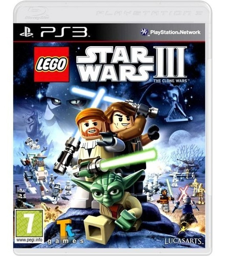 Lego Star Wars 3 Iii The Clone Wars - Mídia Física Ps3 (Recondicionado)