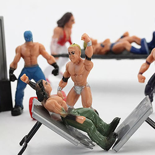 Juego De 32 Juguetes De Lucha Libre, Juego Luchadores Niños,