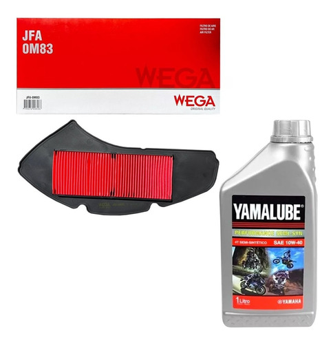 Kit Service N Max 155 Yamalube 10w40 + Filtro Aire Sia+