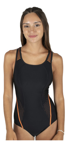 Malla Speedo Powermesh Pro Mujer Natación Negro