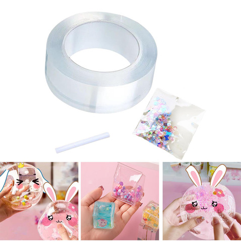 5 Paquete De 5-6 Globos De Burbujas, Cinta Adhesiva 5 Piezas