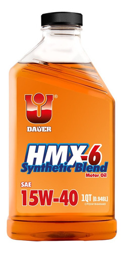 Aceite Dauer Hmx Sae 15w40 Semisintético 1l