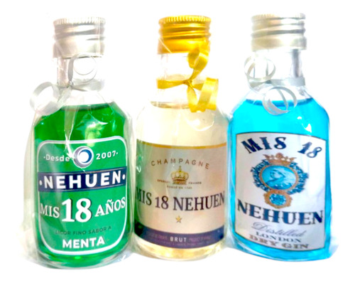 30 Souvenirs Botellitas Miniatura De Bebidas Personalizadas