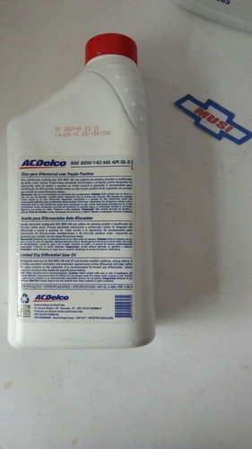 Aceite De Diferencial 85w140 Acdelco X 1litro