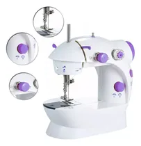 Comprar Máquina De Coser Mini Recta Portátil Eléctrica Luz Y Pedal