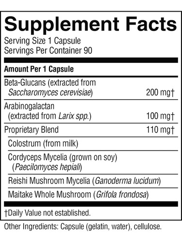 Natures Sunshine Immune Stimulator 90caps Sabor Sin sabor