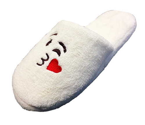 Pantuflas Bodas Xv Años Emoji Impresas Costalito 50 Pares