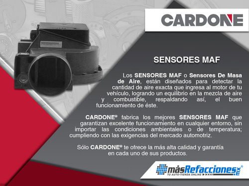 Sensor Maf Toyota Highlander De 2014 A 2016 Cardone