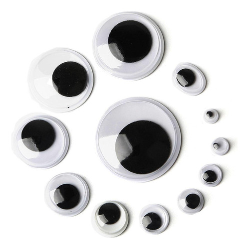 Wiggle-, Accesorios Para Ojos De Animales, 926 Piezas