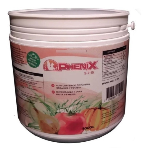 Phenix Fertilizante Organico Pellet 500gr - Gmc Online