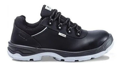 Zapato Trabajo Ozono Plus Ombu Cuero Negro Seguridad T- 38