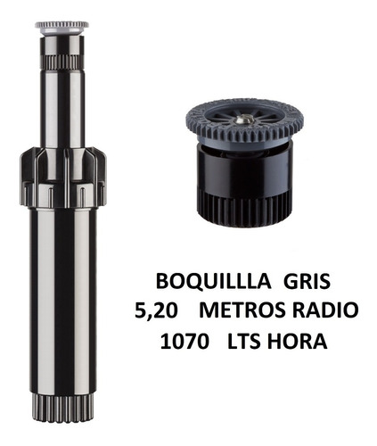 Tobera Hunter Psu 2 Boquilla A Eleccion Riego 2.4 A 5.2mts