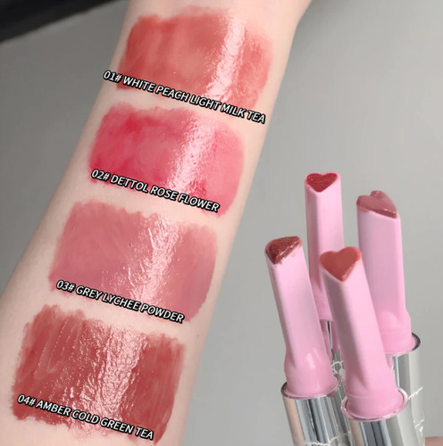 Gege Bear Crystal Lipstick Labial Gloss Color Watery