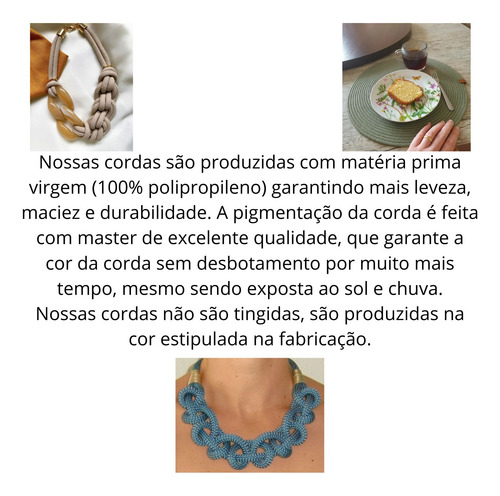 Corda Náutica 6mm Preta 20 Metros Multiuso Gkl
