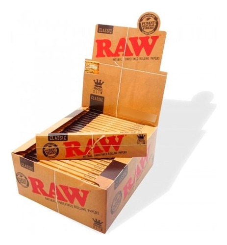 Papelillos Raw Classic King Size Slim Display 50 Uds X 32