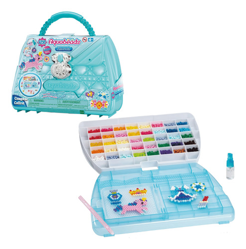 Maleta Aquabeads Bolsa Deluxe Carry Case 1400 Beads 40 Cores