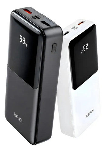 Carregador Power Bank Portátil 20000mah 22.5w Knc 232 Kaidi Preto