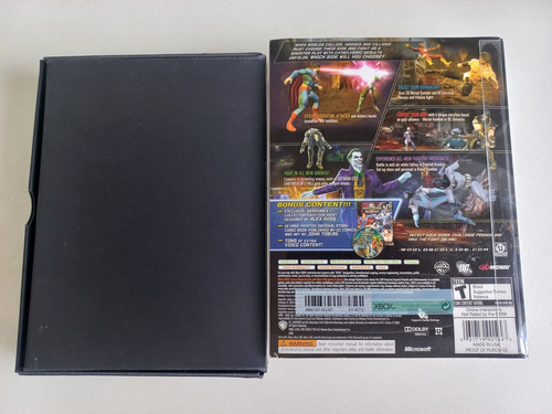 Mortal Kombat Vs Dc Universe Kollector's Edition Xbox 360 (Usado)