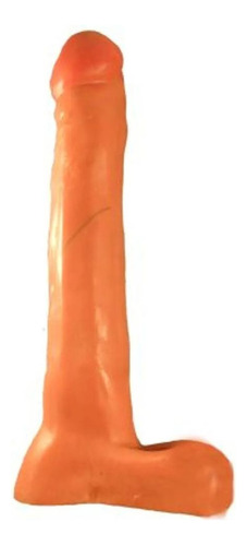 Prótese Pênis Grande Gigante Com Escroto Pele 42x7cm Sexshop