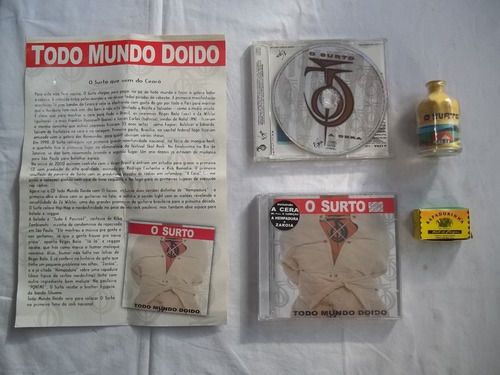 Box Bolsa 2 Cd's O Surto - Todo Mundo Doido Coleção Raro (Usado)