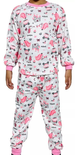 Pijama Niño Y Niña Conjunto Forro Polar