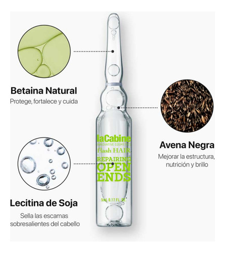 Ampolletas Tratamiento Para Cabello Maltratado Lacabine 2 Ml