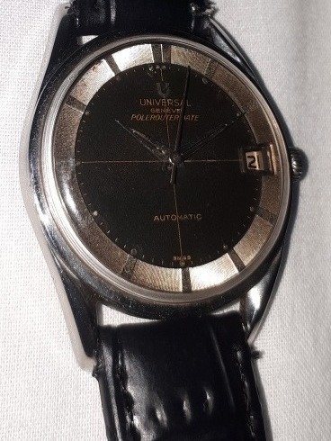 Relógio Universal Geneve Polerouter Date Microtor Autom