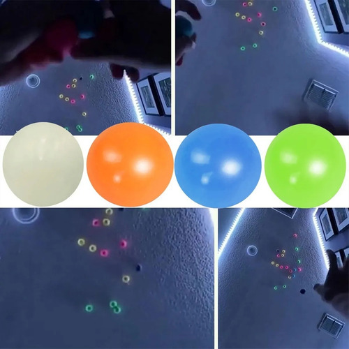 Juego De Pelota De Pared Para Atrapar Bolas Que Brillan En L