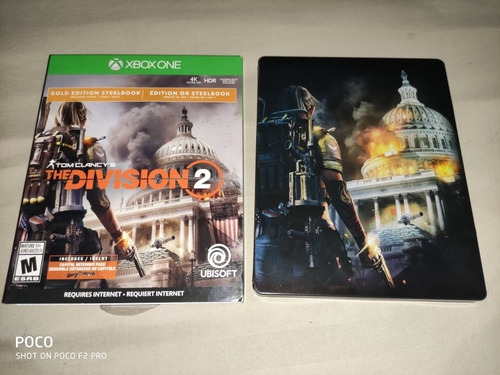 The Division 2 Tom Clancys X Box One Steel Book Sin Dlcs