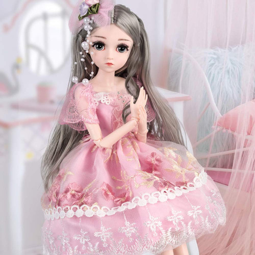 Muñeca Inteligente Bjd Doll Ucanaan 1/4 Sd De 45 Cm Con Ropa