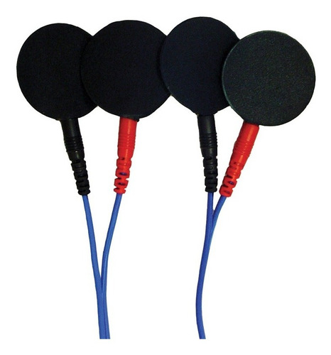Imagen 2 de 12 de Electroestimulador Tens Bicanal Demik Electrodos Cables