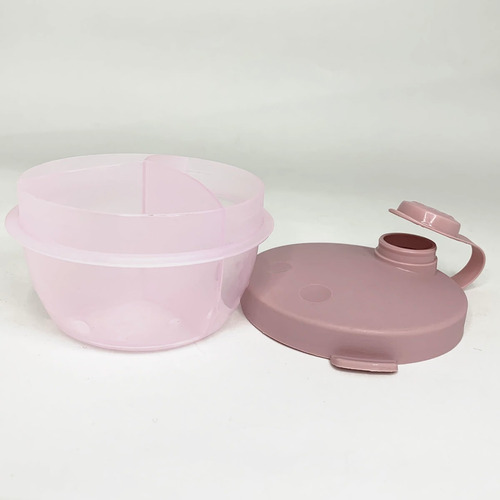 Kit Garrafa Térmica Água Quente Chá Pote P Leite Açucar Rosa
