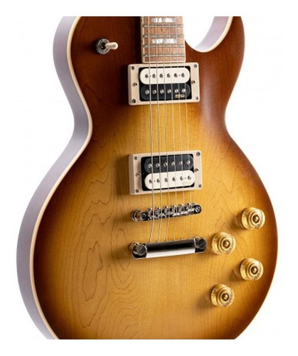 Imagen 3 de 3 de Guitarra eléctrica Cort CR Series CR300 single-cutaway de caoba aged vintage sunburst semi brillante con diapasón de jatoba