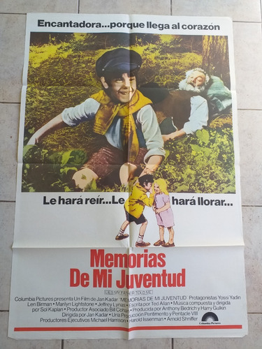 Poster Afiche Cine Drama Memorias De Mi Juventud *